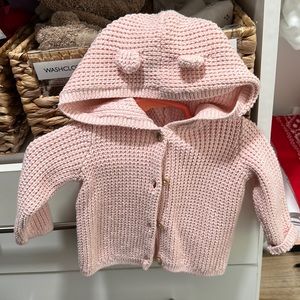 Baby Pink hood sweater